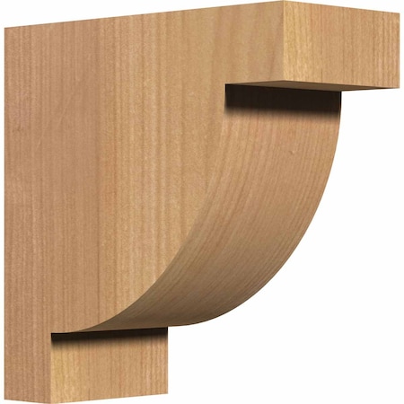 Ekena Millwork Alpine Smooth Corbel, Western Red Cedar, 3 1/2"W x 8"D x 8"H COR04X08X08ALP00SWR
